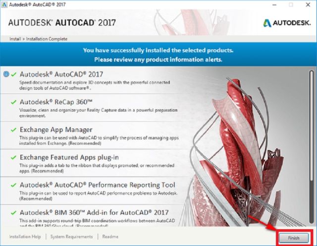 cài đặt AutoCAD 2017 9